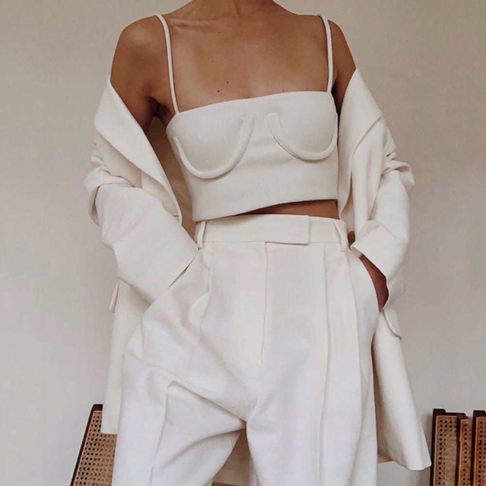 NEW | Trendy Spaghetti Strap Crop Top M